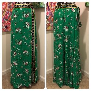 NY&C 7th Avenue Floral Maxi Wrap Skirt